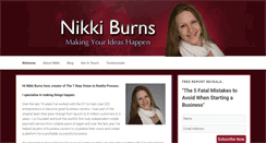 Desktop Screenshot of nikkiburns.net